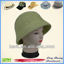 LSA51 Ningbo Lingshang Angora and wool for women fashion party fedora hat